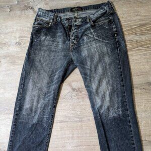 AMERICAN EAGLE Jeans, Men's Reg. Relaxed, Button Fly RN54485, Straight 34 x 34